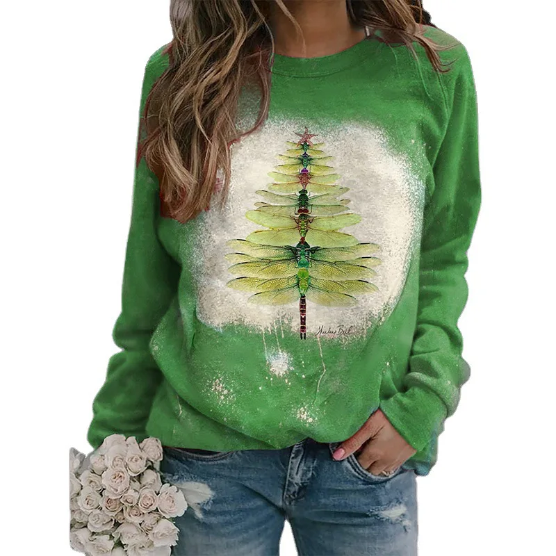 

Retro Abstract Cartoon Print Hoodies Sweatshirt Women Autumn O Neck Harajuku Loose Sweatshirt Winter Long Sleeve Pullover Tops