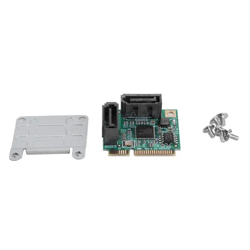 2 Порты Mini PCI E Express SATA 3 0 жесткий приводной удлинитель карты компьютера Компоненты