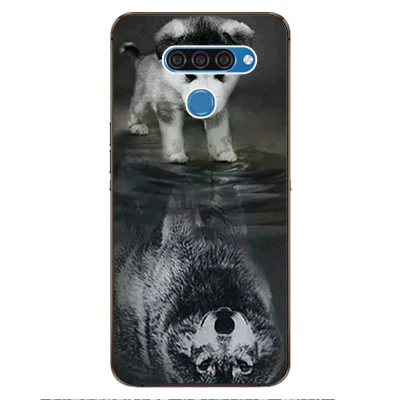 ТПУ силиконовый мягкий чехол с рисунком для LG G6 Противоскользящий задний