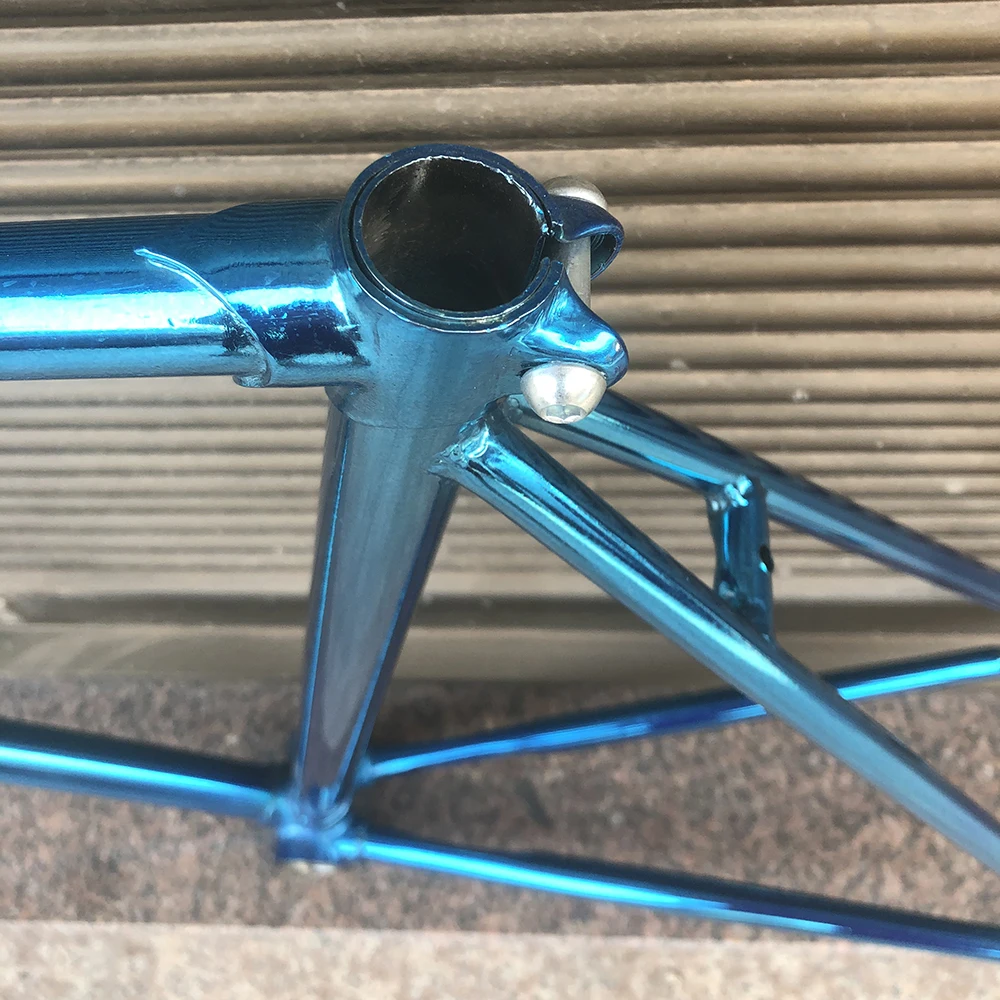 Велосипедная Рама с фиксированной передачей 52 см зеленая винтажная велосипедная