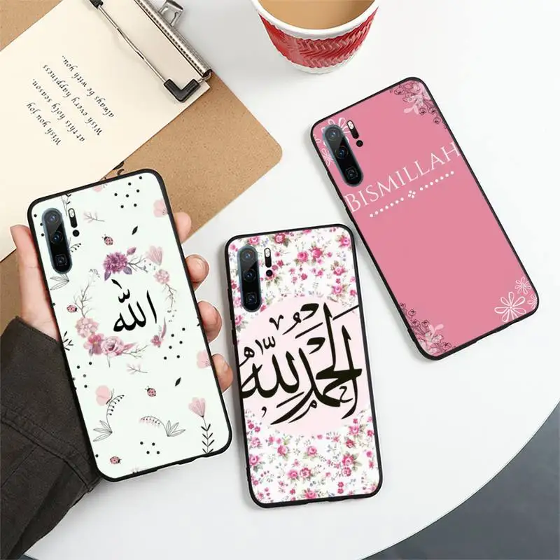 

Islamic Muslim Bismillah Phone Case For Huawei honor Mate 10 20 30 40 i 9 8 pro x Lite P smart 2019 nova 5t