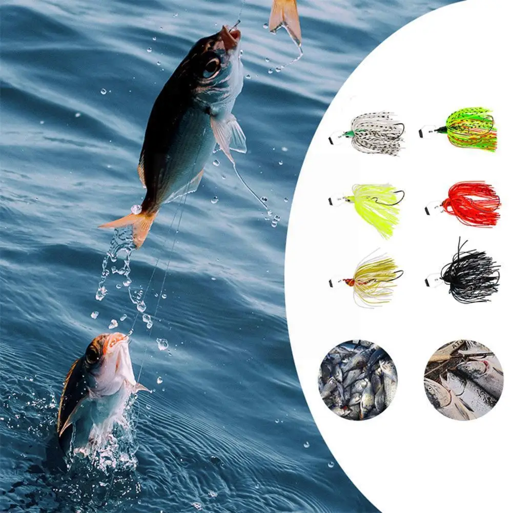 

Fishing Lure Wobbler Lures With Barbed Hook 3d Eye 12g Whisker Rotating Compound Sequin Artificial Bait For Bass N8j5