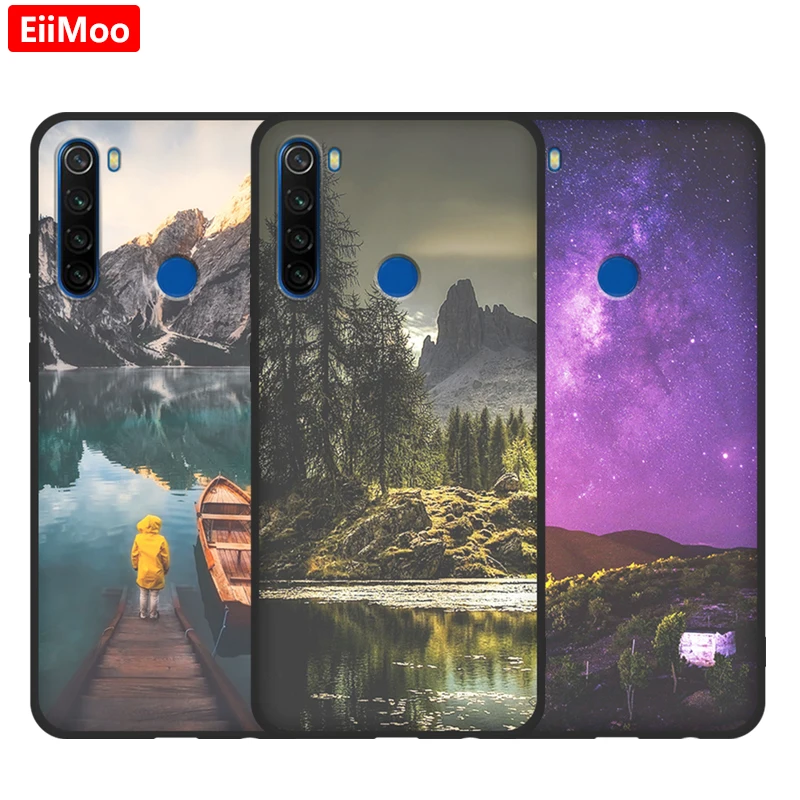 Чехлы EiiMoo для телефонов Xioami Redmi Note 8 T чехол 6 3 дюйма модный силиконовый мягкий с