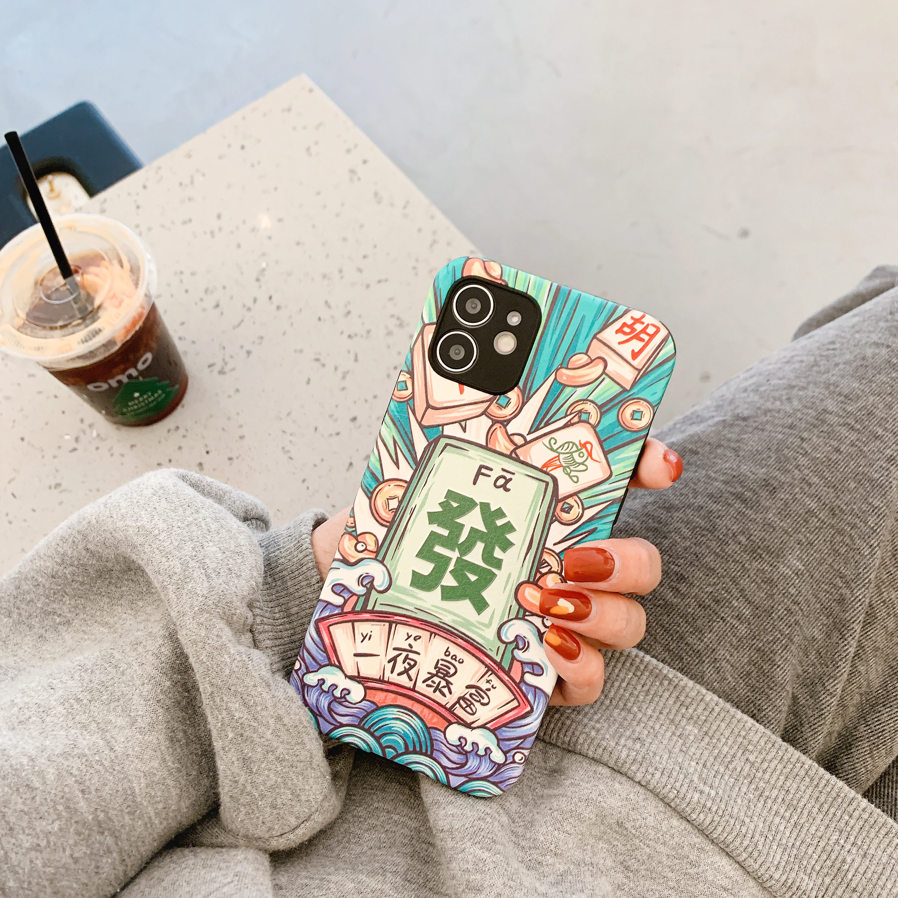 

Chinese New Year Red is suitable for iphone 12 pro mobile phone case 11/ 7/8plus X XS Max Xr mini protective case