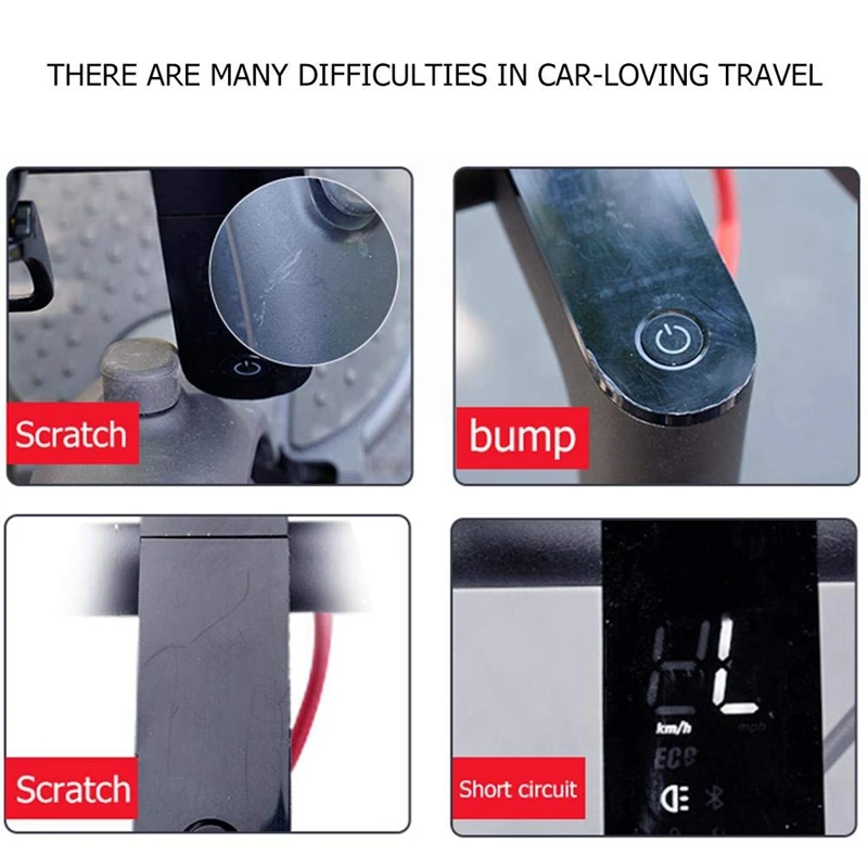 

Quality 2 Pcs Waterproof Panel Dashboard Circuit Board Cover & 1 Pcs Electric Scooter Hang Bag