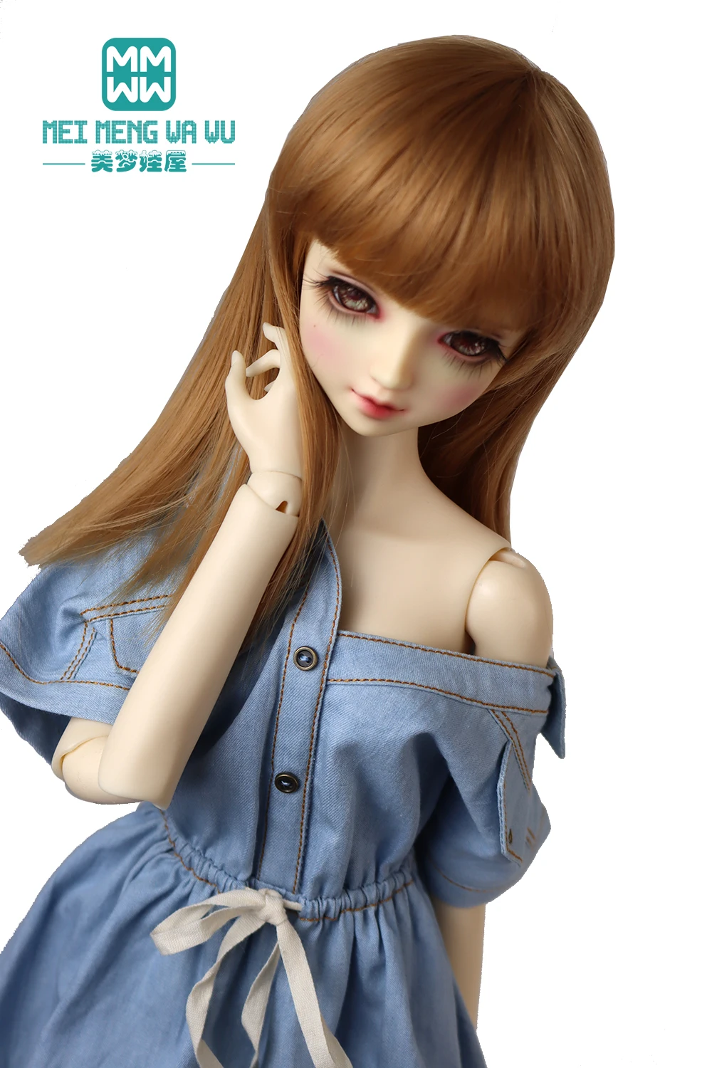 Кукольная одежда BJD подходит для куклы 60 см 1/3 модное черное клетчатое платье