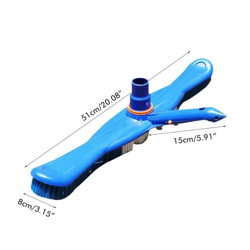 

19-inch Swimming Pool Brush Pool Bottom Suction Head with Brush Pool Cleaning Tool