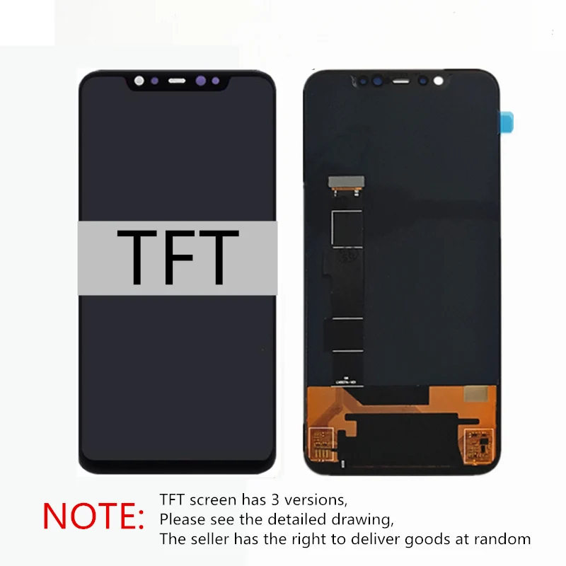 TFT Version Для Xiaomi mi 8 mi 8 ЖК-дисплей дигитайзер сенсорный экран Запасные части для телефона - Цвет: TFT Version