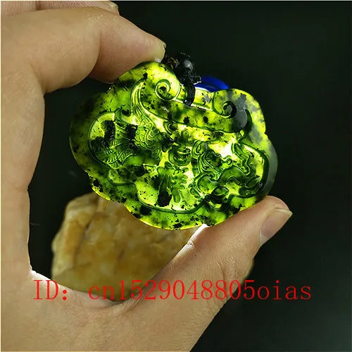 Сертифицированный китайский натуральный черный зеленый Нефритовый дракон