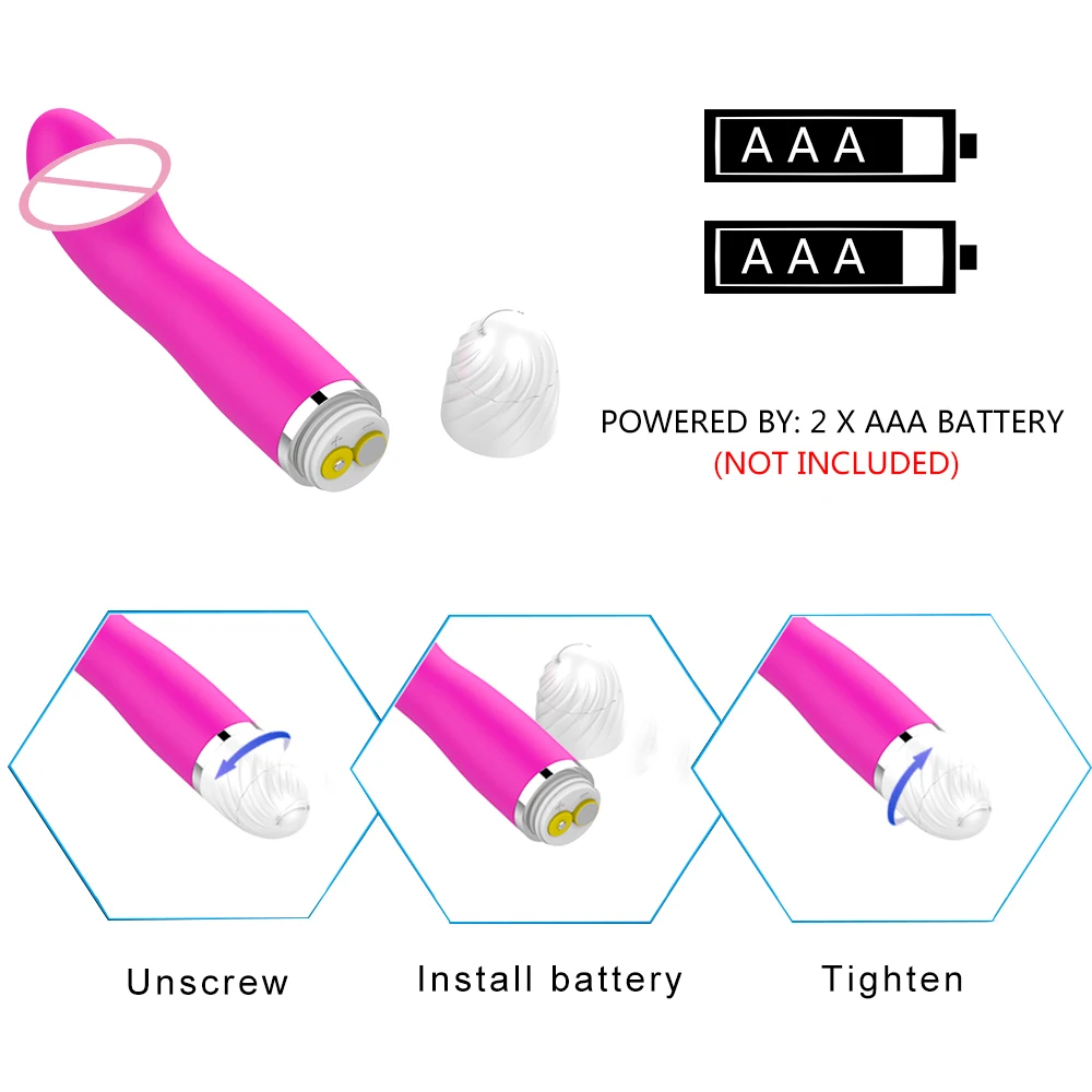 Фаллоимитатор-вибратор с сильной вибрацией стимуляция точки G Женский Массажер