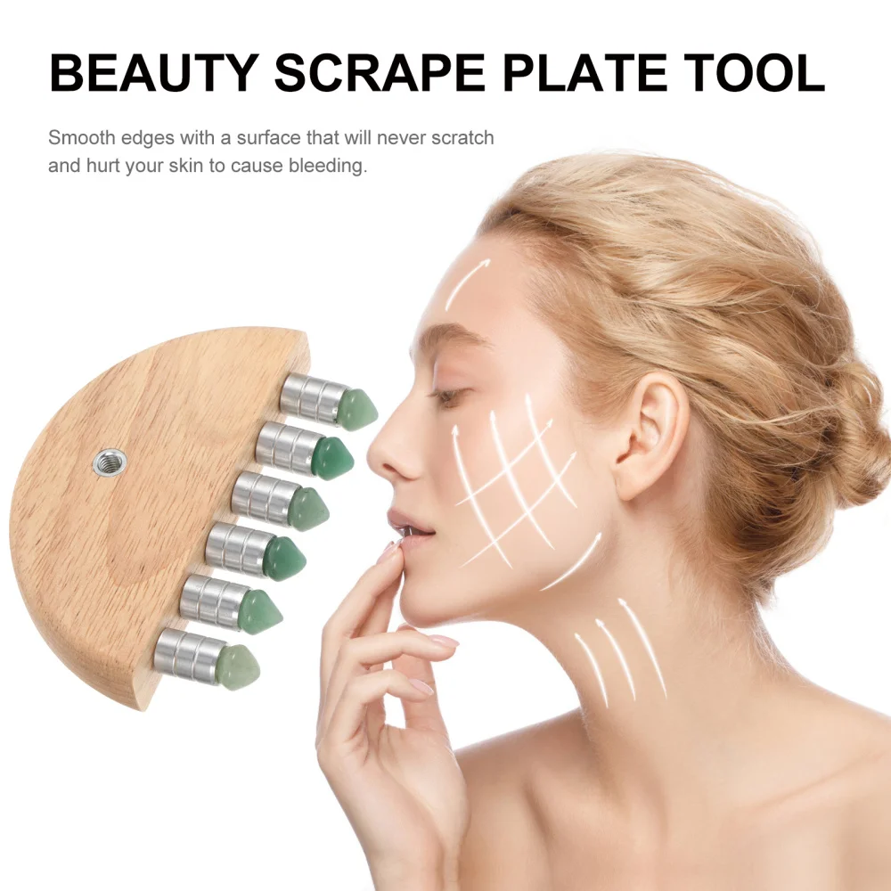 

1Pc Jade Scraping Board Scraping Plate Scraping Tool (Assorted Color)