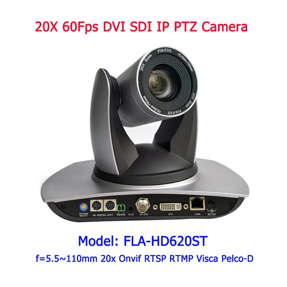 Высокая производительность 1080P 20x оптический зум DVI 3G SDI IP видео панорамирование