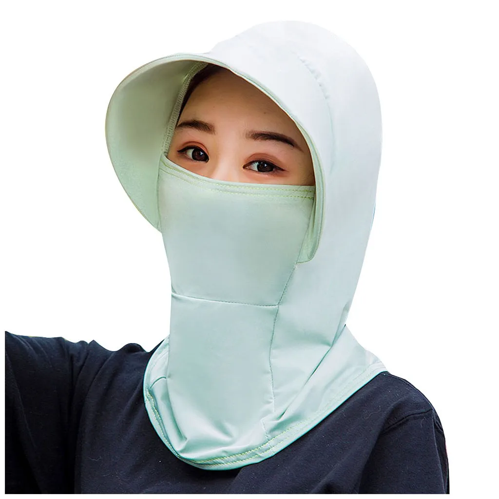 Female Face Mask Sun Shade Hat Women Summer Anti-ultraviolet Large Flower Visor Wild Fashion Cloth #mh | Аксессуары для одежды