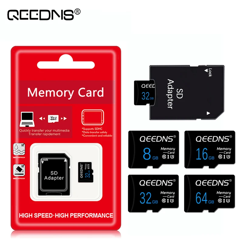 

Карта памяти Micro SD, класс 10, 8 ГБ, 16 ГБ, 32 ГБ, 64 ГБ, 128 ГБ, 256 ГБ, 128 ГБ, 64 ГБ, 32 ГБ, 16 ГБ, 8 Гб