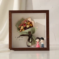 three dimensional hollow 8 inch plant dried flower frame plant display picture frame mounting frames for pictures
