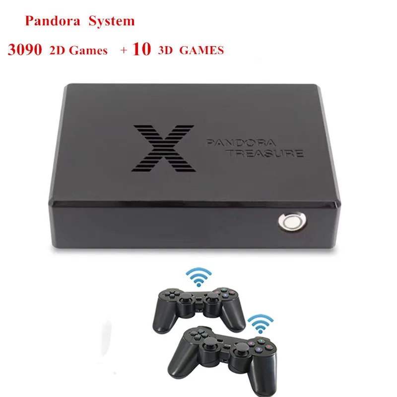 3100 games wireless Новая версия ТВ игровой ящик встроенный в 1500/3100 большие аркадные игры HDMI/VGA выход беспроводной геймпад видео игровые консоли - Цвет: 3100 games wireless