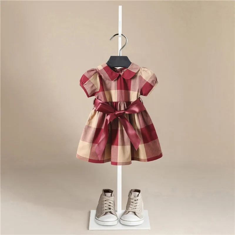 

New Baby Clothing Baby Girls Belt Dresses Summer New Baby Girl Female Cotton Dress Baby Cotton Floral Princess Tutu Dresses