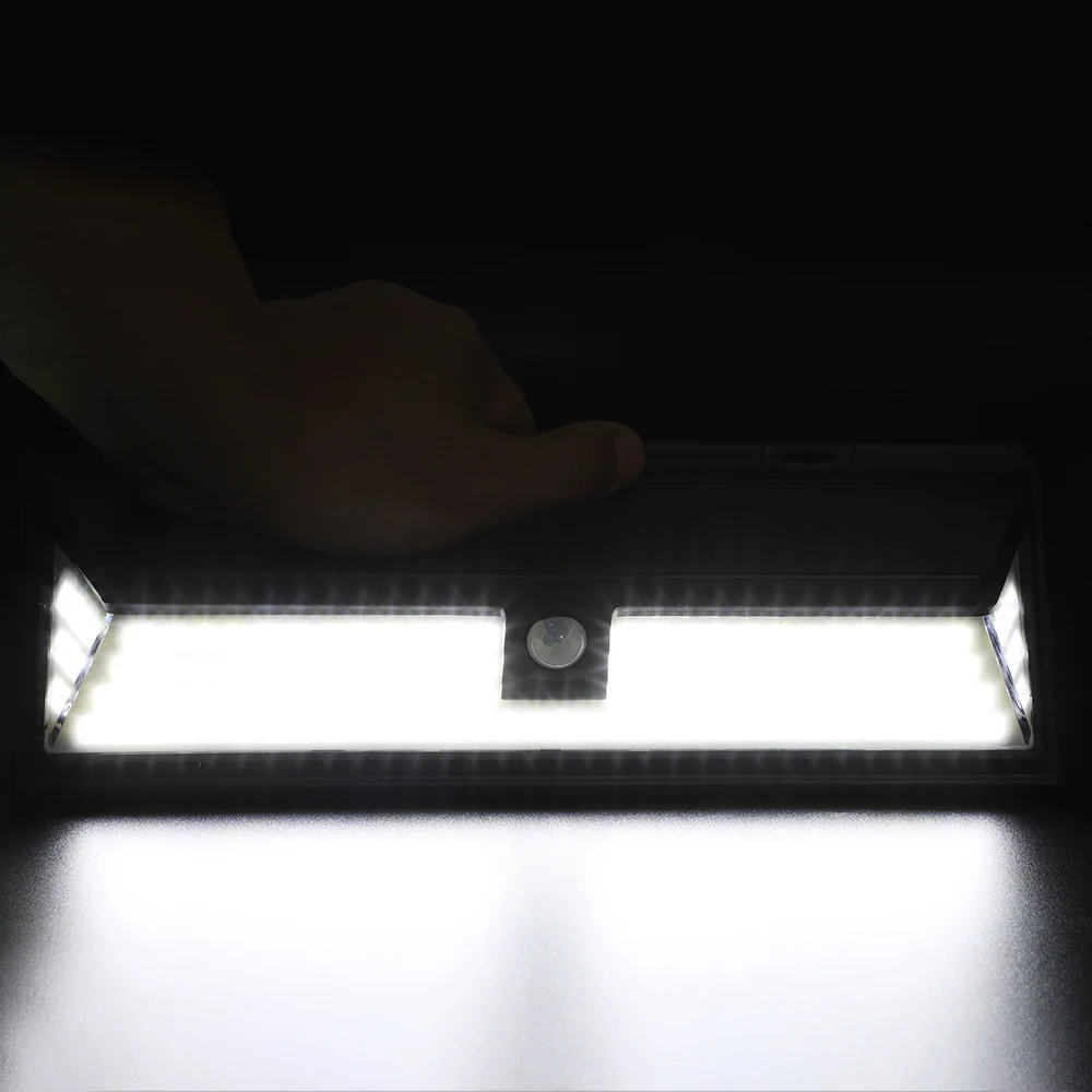 118 LED Солнечный Свет PIR датчик движения на открытом воздухе 3 режима Солнечная