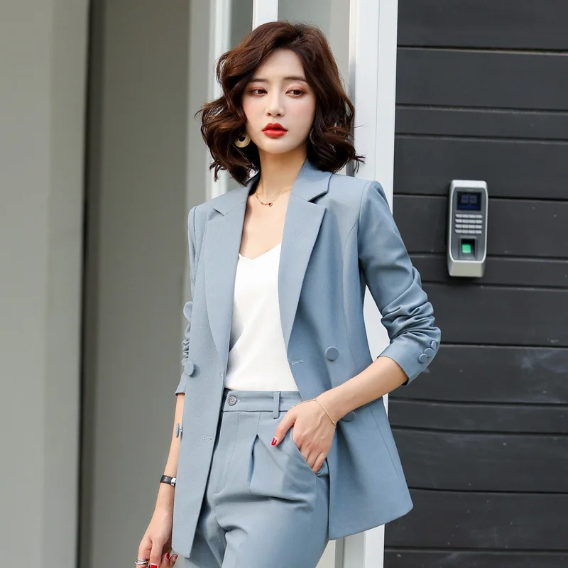 

Suit suit female fashion professional wear 2020 autumn and winter new female suit suit overalls