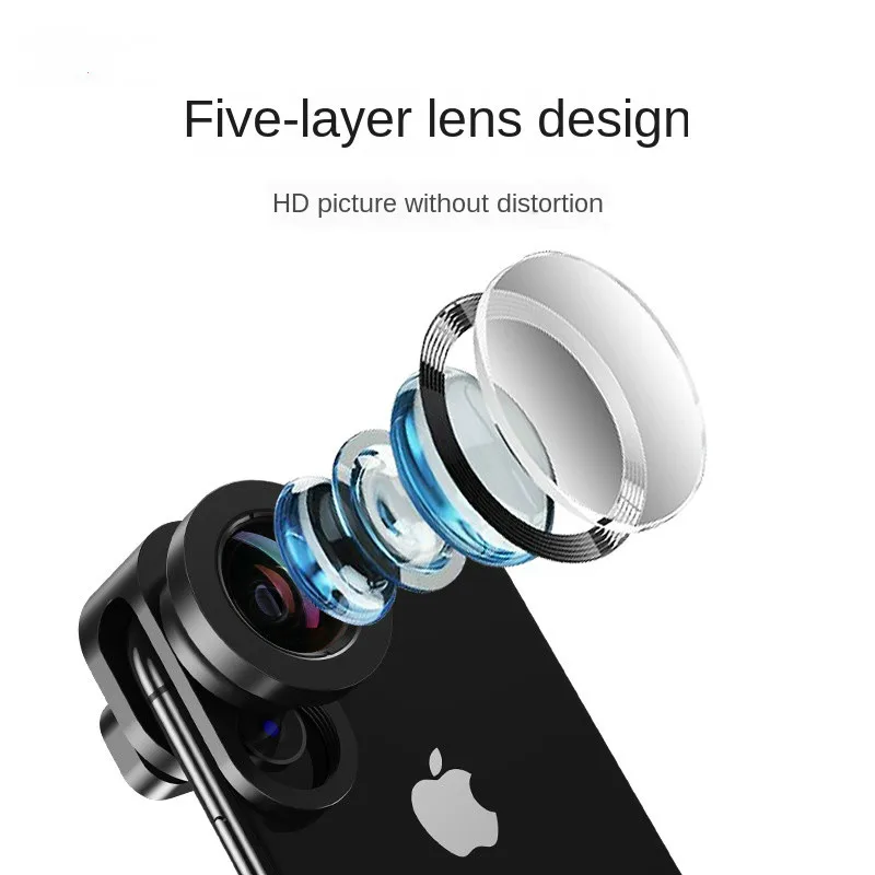 Мобильный телефон с объективом Fisheye внешний HD мобильный широкоугольный