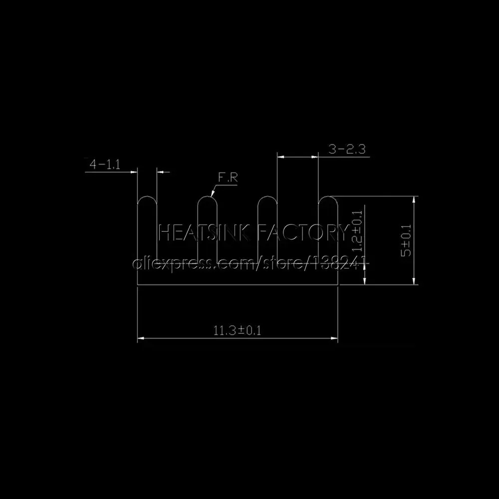 5Pcs 16x11x5mm Cooling Accessories DIY Heatsink CPU GPU IC Memory Chip Aluminum Heat Sink Cooler Radiator | Компьютеры и офис