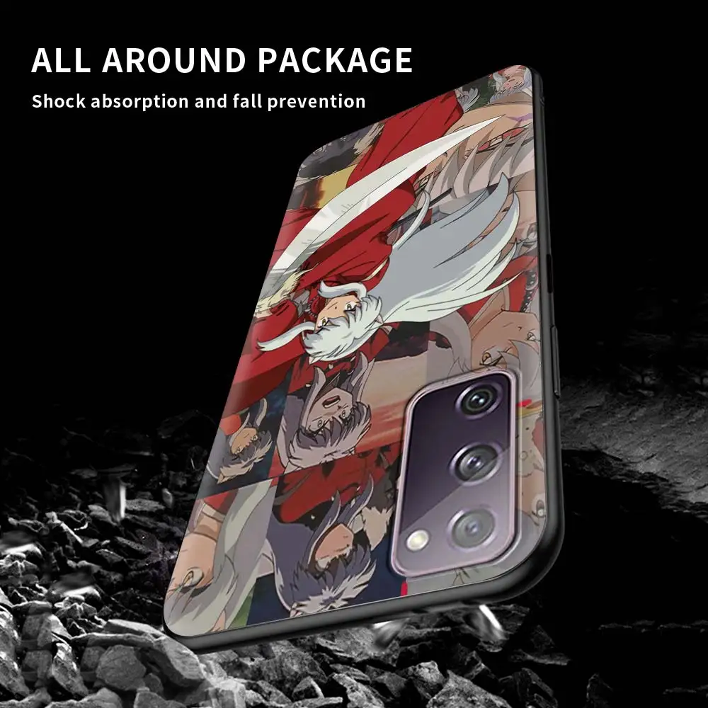 

Anime Inuyasha Silicone Cover for Samsung Galaxy S20 FE S21 S10 S9 Plus S8 Note 20 Ultra 10 Lite 9 8 Soft Phone Case