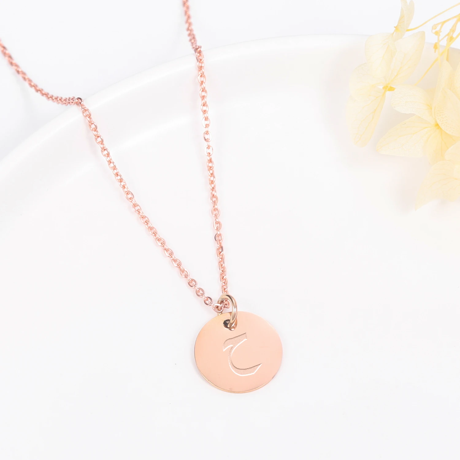 АРАБСКИЕ ОЖЕРЕЛЬЕ С ЛЕТЕРОМ ожерелья с буквами персонализированные ювелирные