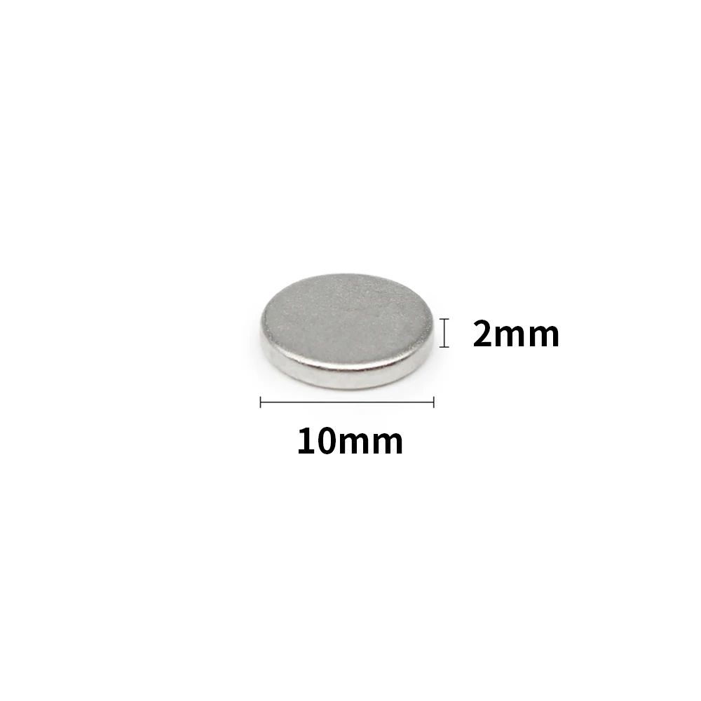 

20/50/100/150/200/300PCS 10x2 mm Small Round Strong Powerful Magnets N35 Neodymium Magnet Disc 10x2mm Permanent Magnets 10*2 mm