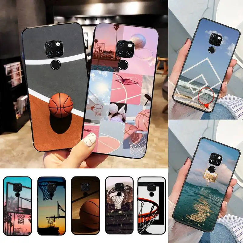 

Basketball Basket Phone Case For Huawei Nova3I 3E mate20lite 20Pro 10lite Luxury funda case
