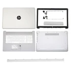 Новый оригинальный чехол для ноутбука HP 17-CA 17-BY, задняя крышка ЖК-дисплеяпередняя рамкаУпор для рук, верхний чехолзадняя крышка для телефона, Белый Чехолпетли