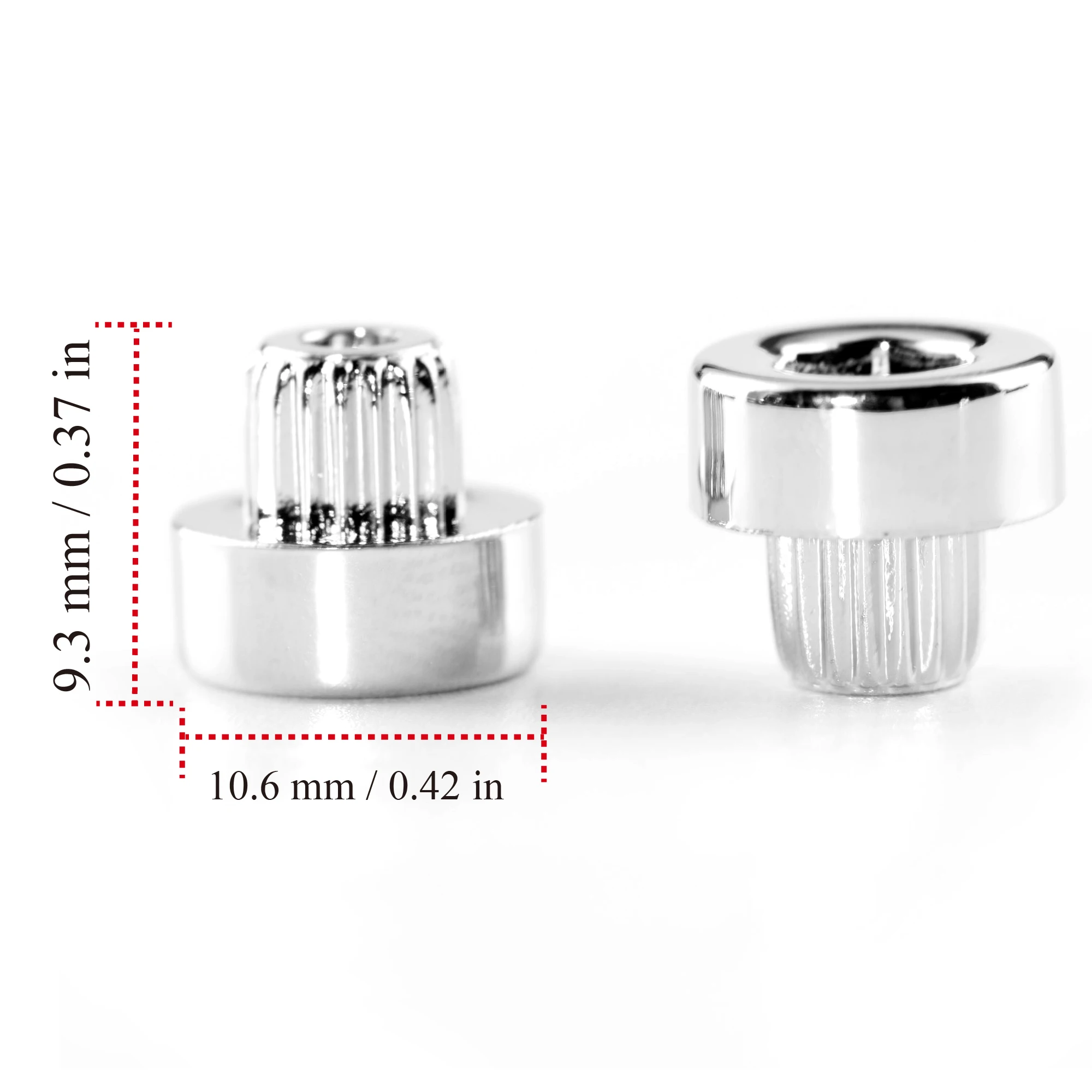 125 шт. шапка гнома черного и золотого цвета хром Серебрянные колесные диски с