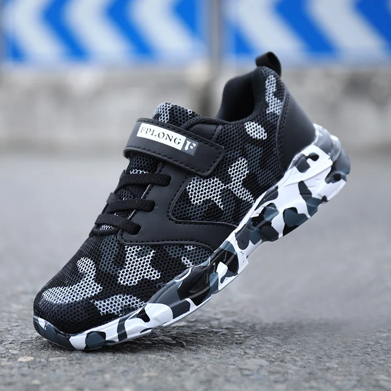 

Sky toyChildren's Camouflage Sneakers 2020 Spring and Autumn New Children's Wild Running Shoes Breathable Mesh Casual Shoes