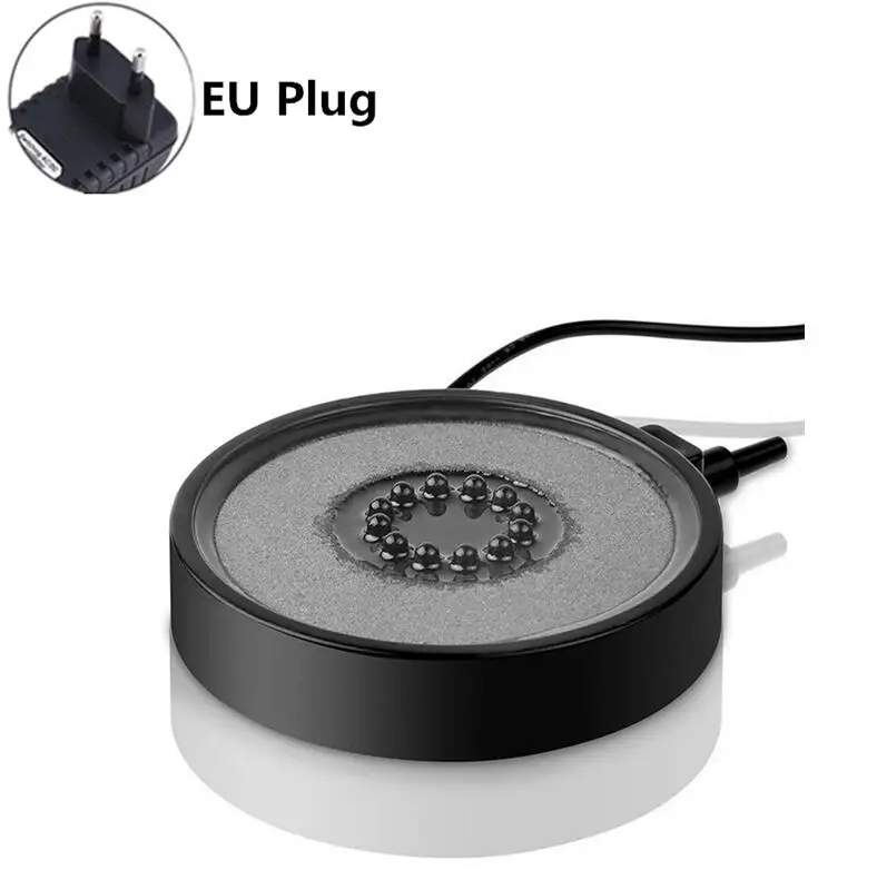 UK Plug 1,5 Вт Красочный Водонепроницаемый погружной светильник для аквариума, воздушный насос для аквариума, декорированная лампа - Цвет: UK Plug