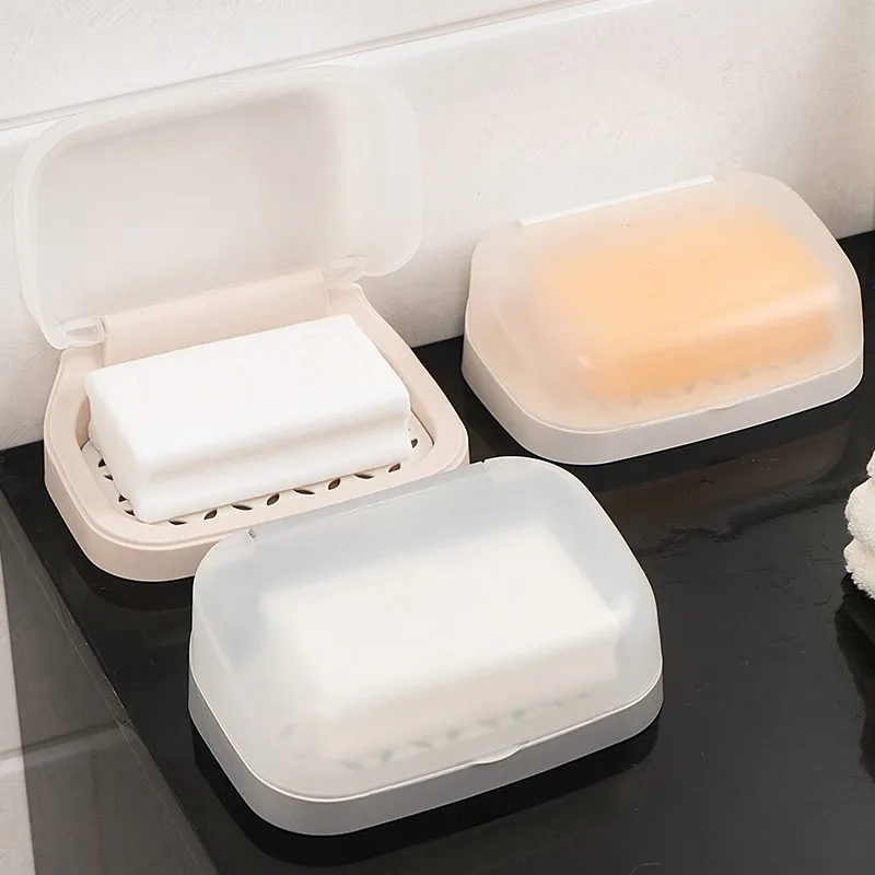 Водостойкая настенная подставка для мыла с крышкой держатель дома и душа сушилка