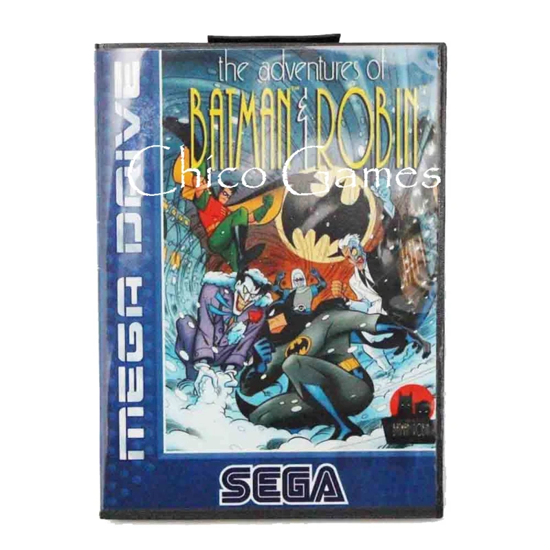 Sega MD игровая карта-приключения Бэтмен и Робин стикер 2 для sega megadrive игровая консоль 16 бит MD карта
