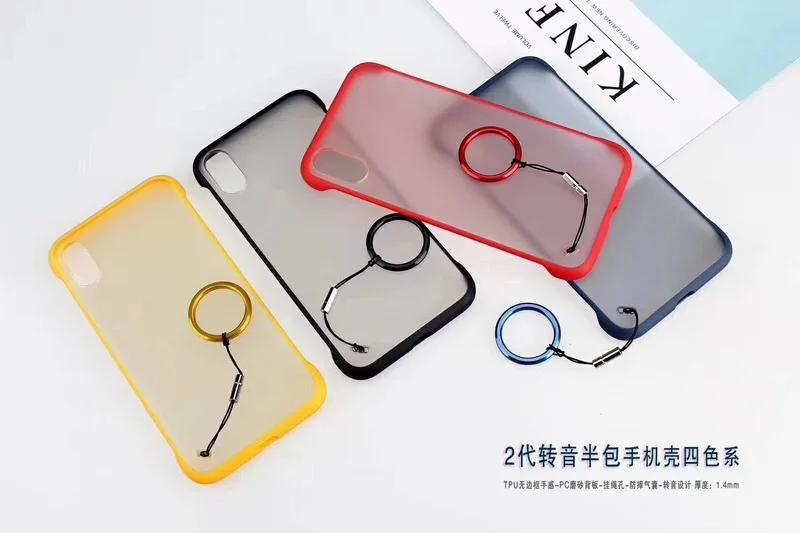 Безрамный матовый мягкий силиконовый бампер Жесткий Чехол из поликарбоната для