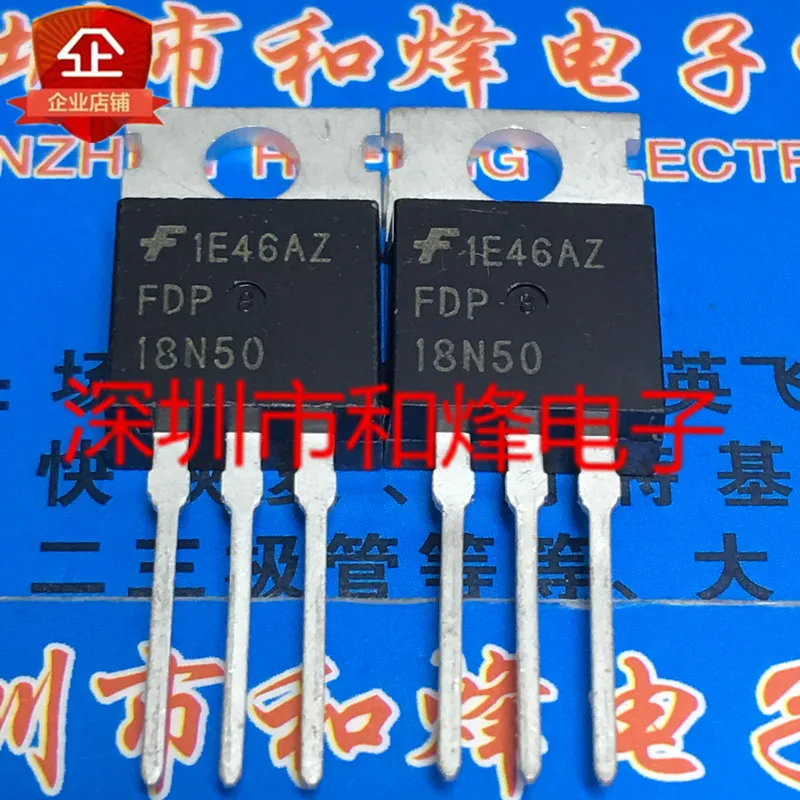 

Оригинал 6 шт./лот FDP18N50 TO-220 500V 18A