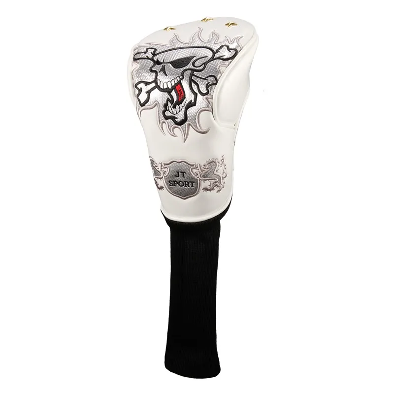 

Skull Golf Driver Head Cover 460cc Golf Club Cover for Driver