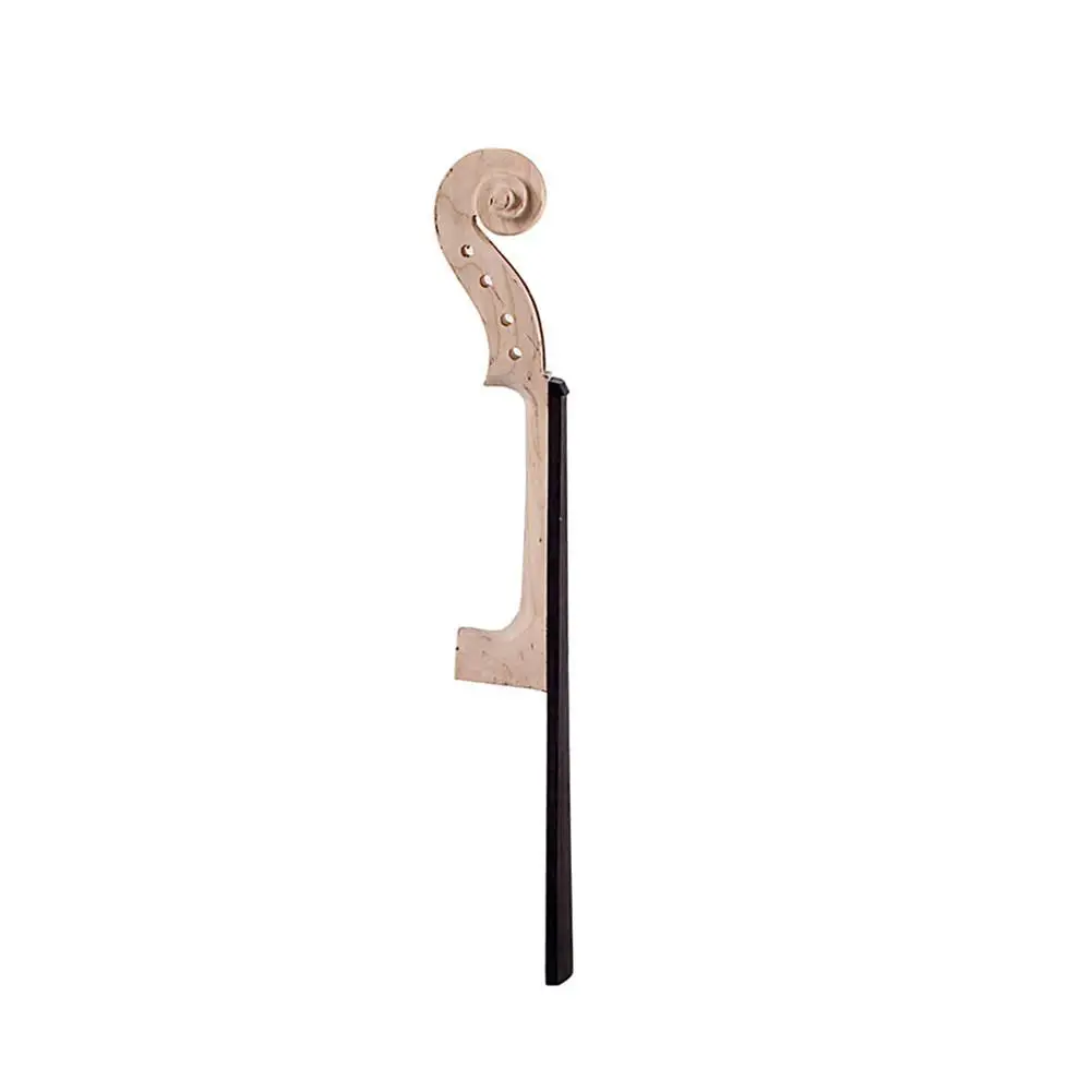 NEW 4/4 Size Maple Violin Neck Ebony Fingerboard DIY Kit with Hand Carved Scroll | Спорт и развлечения