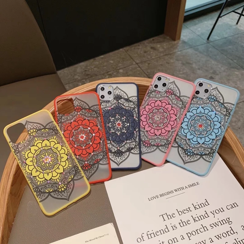 Чехол для телефона с цветочным кружевом iphone 11 11pro Max XS X XR 6 6S 7 8 Plus - купить по