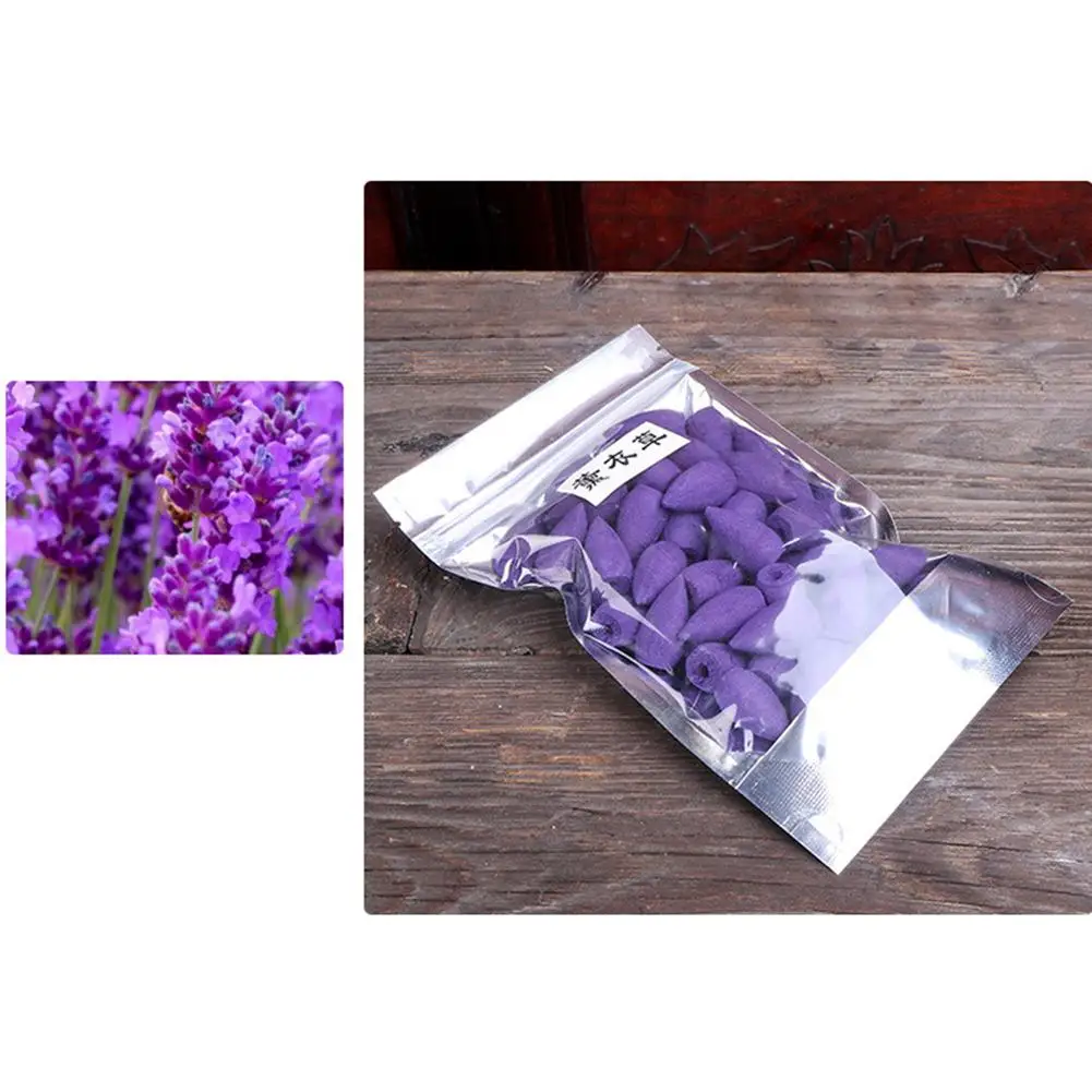 50 шт. цветочный Ладан конус обратного конусов гранулы башня ароматом сандалового