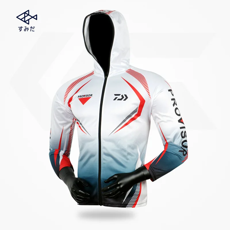 Толстовки DAIWA одежда для рыбалки дышащие рубашки с длинным рукавом активного
