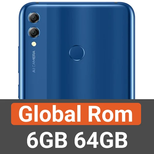 6GB 64GB Blue Honor 8X Max Global Rom 7,12 дюймовый мобильный телефон 16 МП Двойная камера заднего вида 4900 мАч батарея смартфон несколько языков - Цвет: 6GB 64GB Blue