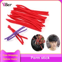perm stick 20pcsbag afro explosion head fluffy salon accessories perm tool entangled hair bar twist perm curl high elasticity