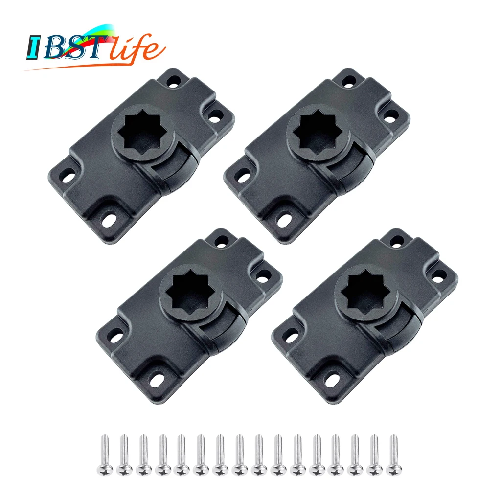Rod Holder Mount Base With Screws Boat Marine Sea Canoe Supp