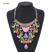 big pendent large necklace maxi women cheap fashion chain jewelery collares metal statement f2994 cacare 4 colors