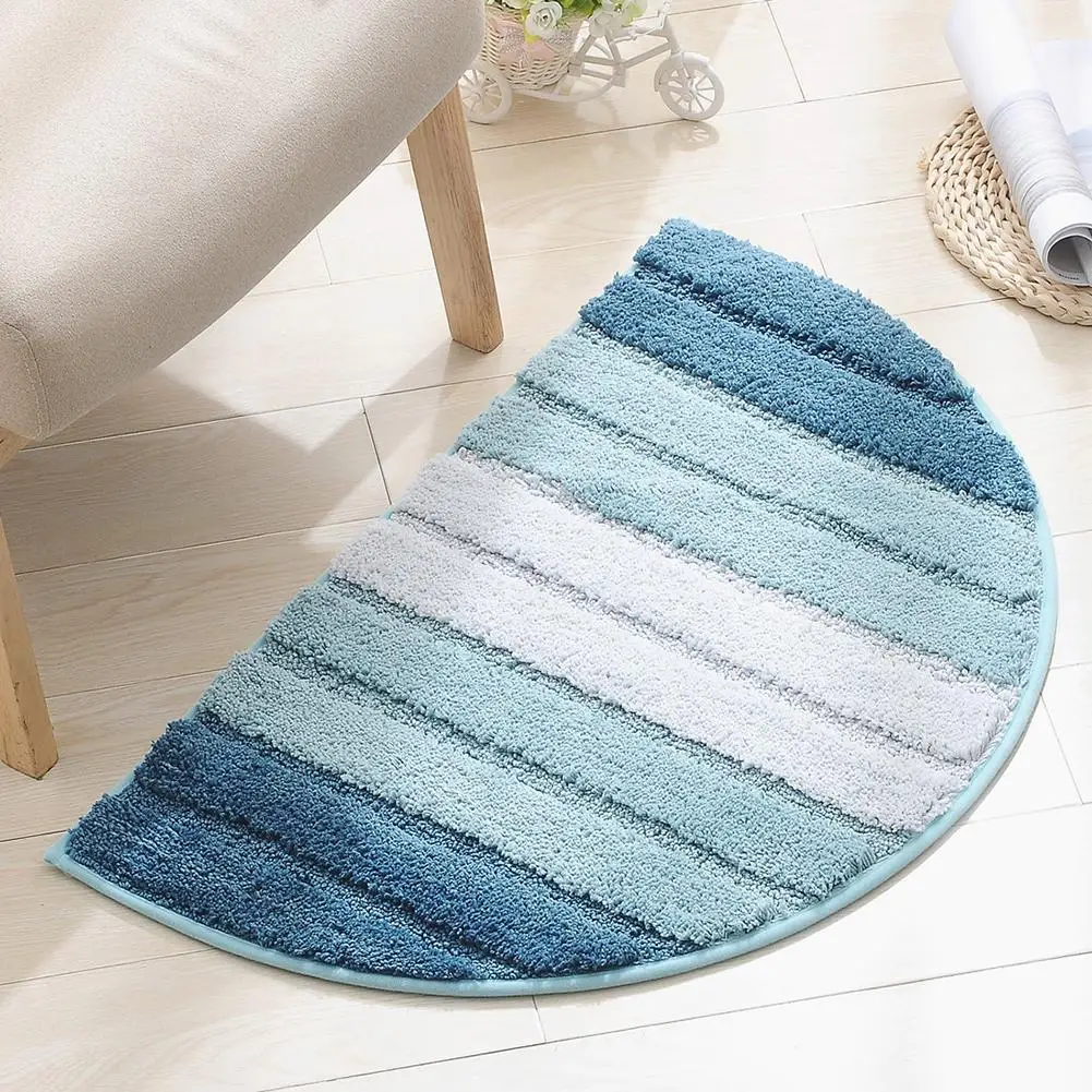 Нескользящий кухонный коврик для туалета чистый пол с градиентным узором мягкий