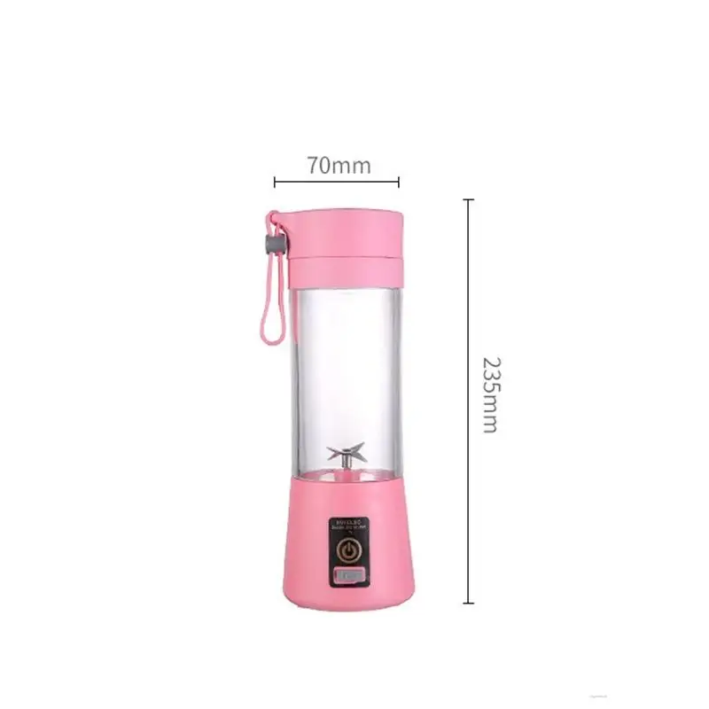 MINI taza de jugo port&aacute;til USB, exprimidor recargable de frutas para exteriores, taza port&aacute;til de jugo, taza de jugo para oficina-5