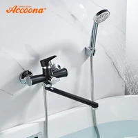 accoona buthtub faucets outlet pipe bath mixer tap with hand sprayer shower head bathroom taps a71111 a71111c a71111f a71111g