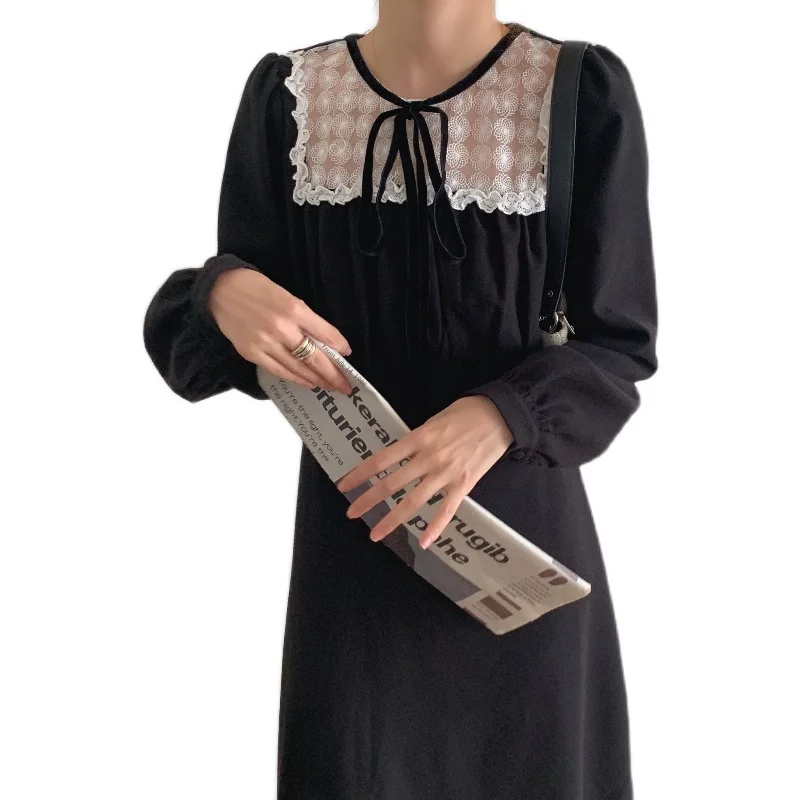 

New Spring Womens Dress Boho Chiffon Female Vintage Dress Party Oversize Long Sleeve Women Dresses Robe Vestido